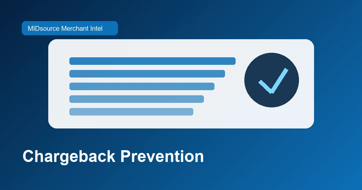 Chargeback prevention article